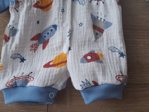 BébiNett - Loo baba body napozó rakétás hosszú ujjú