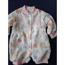 BébiNett - Edam baba body napozó virágos hosszú ujjú