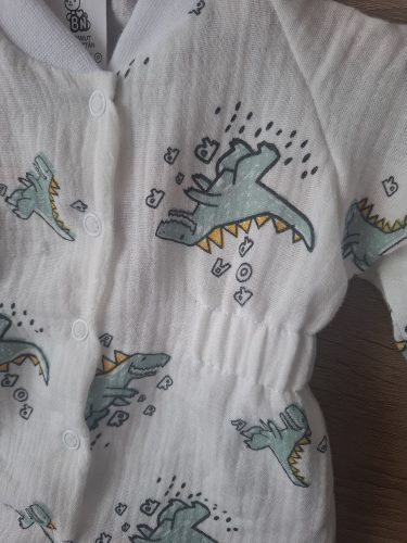 BébiNett - Lasne baba body és napozó hosszú ujjú dínós