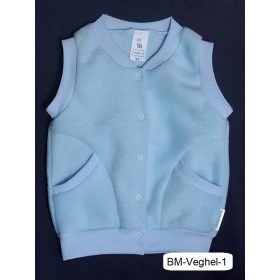   BébiNett - Veghel baba mellény polárból ujjatlan világoskék