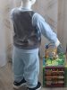 BébiNett - Slegge baba nadrág polárból világoskék