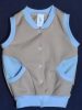 BébiNett - Holte baba mellény pamutból ujjatlan bézs-világoskék