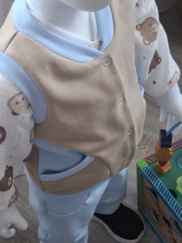 BébiNett - Ekamp baba nadrág pamut világoskék