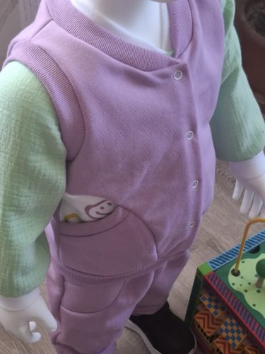 BébiNett - Ulrum baba nadrág pamut lila