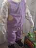 BébiNett - Eindt baba mellény polárból ujjatlan lila-sárga