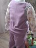BébiNett - Zelen baba mellény polárból ujjatlan lila-szürke