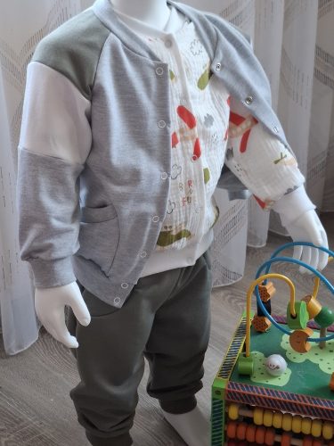 BébiNett - Arcen 2 részes baba együttes és szett keki színű