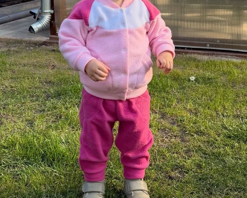 BébiNett - Meijel 2 részes baba együttes és szett polárból eper