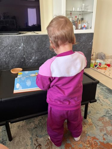 BébiNett - Ittre 2 részes baba együttes és szett sötét ciklámen
