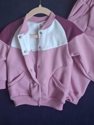 BébiNett - Uden Middelroze 2 részes baba együttes és szett közép rózsaszín