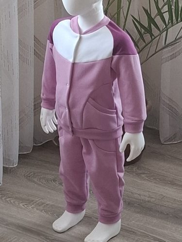 BébiNett - Uden Middelroze 2 részes baba együttes és szett közép rózsaszín