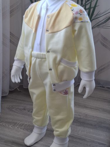 BébiNett - Ospel 2 részes baba együttes és szett vajsárga