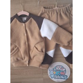   BébiNett - Dalfsen 2 részes baba együttes és szett polárból bézs