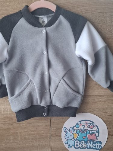 BébiNett - Tombeek 2 részes baba együttes és szett polárból szürke