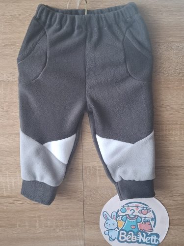 BébiNett - Tombeek 2 részes baba együttes és szett polárból szürke
