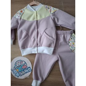   BébiNett - Zwolle 2 részes baba együttes és szett mályva-vajsárga