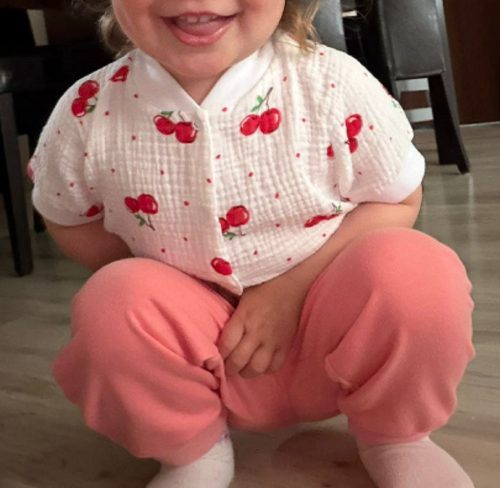 BébiNett - Asten 2 részes baba együttes és szett barack