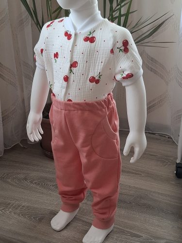 BébiNett - Asten 2 részes baba együttes és szett barack