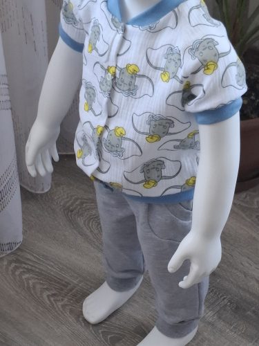 BébiNett - Rotem 2 részes baba együttes és szett szürke