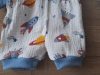 BébiNett - Wellen baba napozó kék rakétás ujjatlan