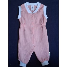   BébiNett - Dokkum baba napozó ujjatlan térdnadrágos rózsaszín