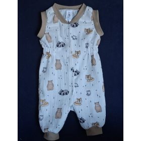   BébiNett - Makkum baba napozó ujjatlan térdnadrágos hódos