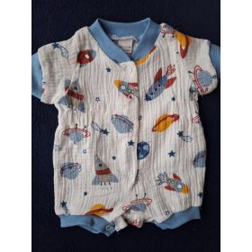 BébiNett - Gortel baba body napozó rakétás rövid ujjú