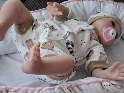 BébiNett - Vianen baba body és napozó rövid ujjú macis mintával
