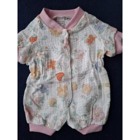   BébiNett - Ahlde baba body és napozó rövid ujjú virágos mintával