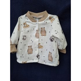 BébiNett - Lage baba kising hosszú ujjú maci mintával