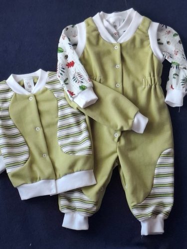 BébiNett - Bruine baba kising makkos hosszú ujjú