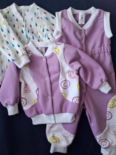 BébiNett - Maarn baba kising cseppes hosszú ujjú