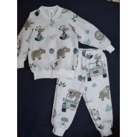 BébiNett - Monster baba pizsama pamut flanel szafaris