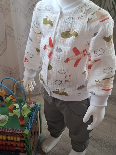 BébiNett - Zeist baba póló kising hosszú ujjú repülős
