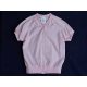 BébiNett - Neck elől patentos baba póló rózsaszín rövid ujjú