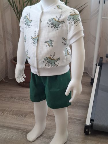 BébiNett - Deest Dinosaurus baba póló kising dínós rövid ujjú
