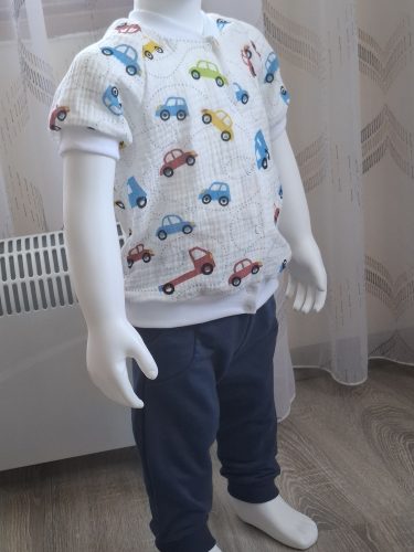 BébiNett - Ede baba póló kising autós rövid ujjú