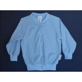   BébiNett - Heerde baba póló elől patentos hosszú ujjú világoskék