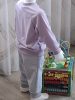 BébiNett - Almere baba póló elől patentos hosszú ujjú világoslila