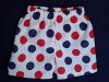 Bébinett - Rood-Blauw Shorts baba rövidnadrág pamutszövet piros-kék (80-92)