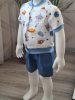 BébiNett - Heide Denimblauw baba rövidnadrág farmerkék