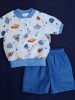 BébiNett - Heide Denimblauw baba rövidnadrág farmerkék
