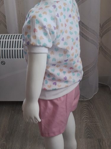 BébiNett - Olst baba rövidnadrág rózsaszín