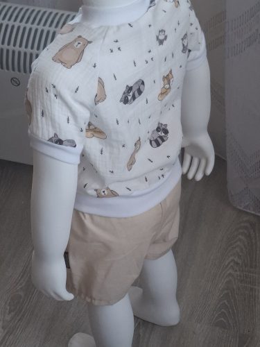 BébiNett - Uccle baba rövidnadrág bézs