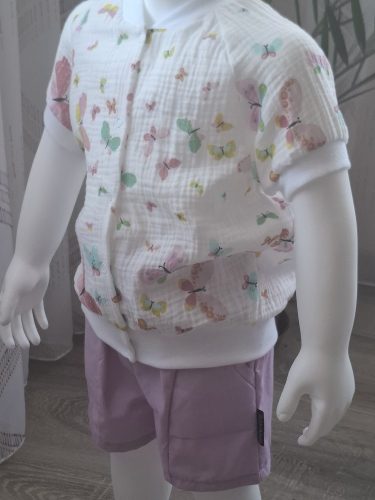 BébiNett - Romont baba rövidnadrág világoslila