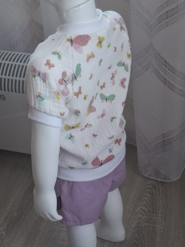 BébiNett - Romont baba rövidnadrág világoslila