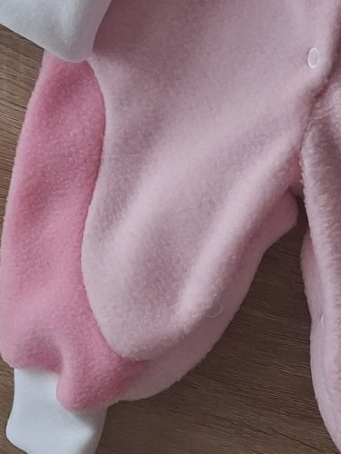 BébiNett - Drempt 2 részes baba együttes és HÁLÓZSÁK HELYETTESÍTŐ szett polárból rózsaszín