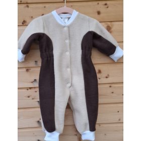 BébiNett - Oster baba rugdalózó polár, bézs