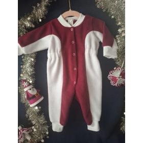 BébiNett - Laren baba rugdalózó polár, bordó