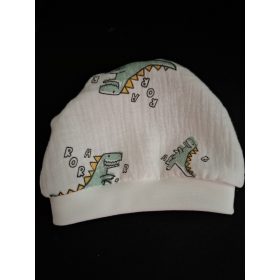  BébiNett - Zundert baba sapka vékony nyári pamut-géz dínós